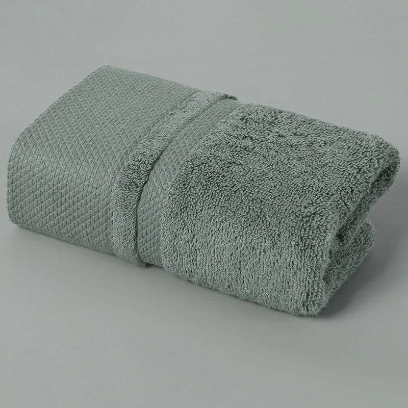 Solid Color Cotton Super Absorbent Hand Towel Face Hand Towel Thicken.