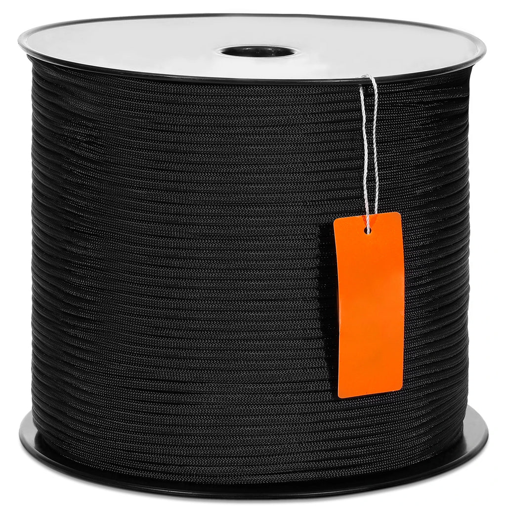 SucceBuy 120ft Dual-Weave Polyester Cord 3/8 1/2in 48-Strand Multi-Use Rope for Arborist.