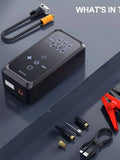 Car Jump Starter Air Pump 150PSI 26800mAh Peak Car Battery Booster Tire Air Compressor