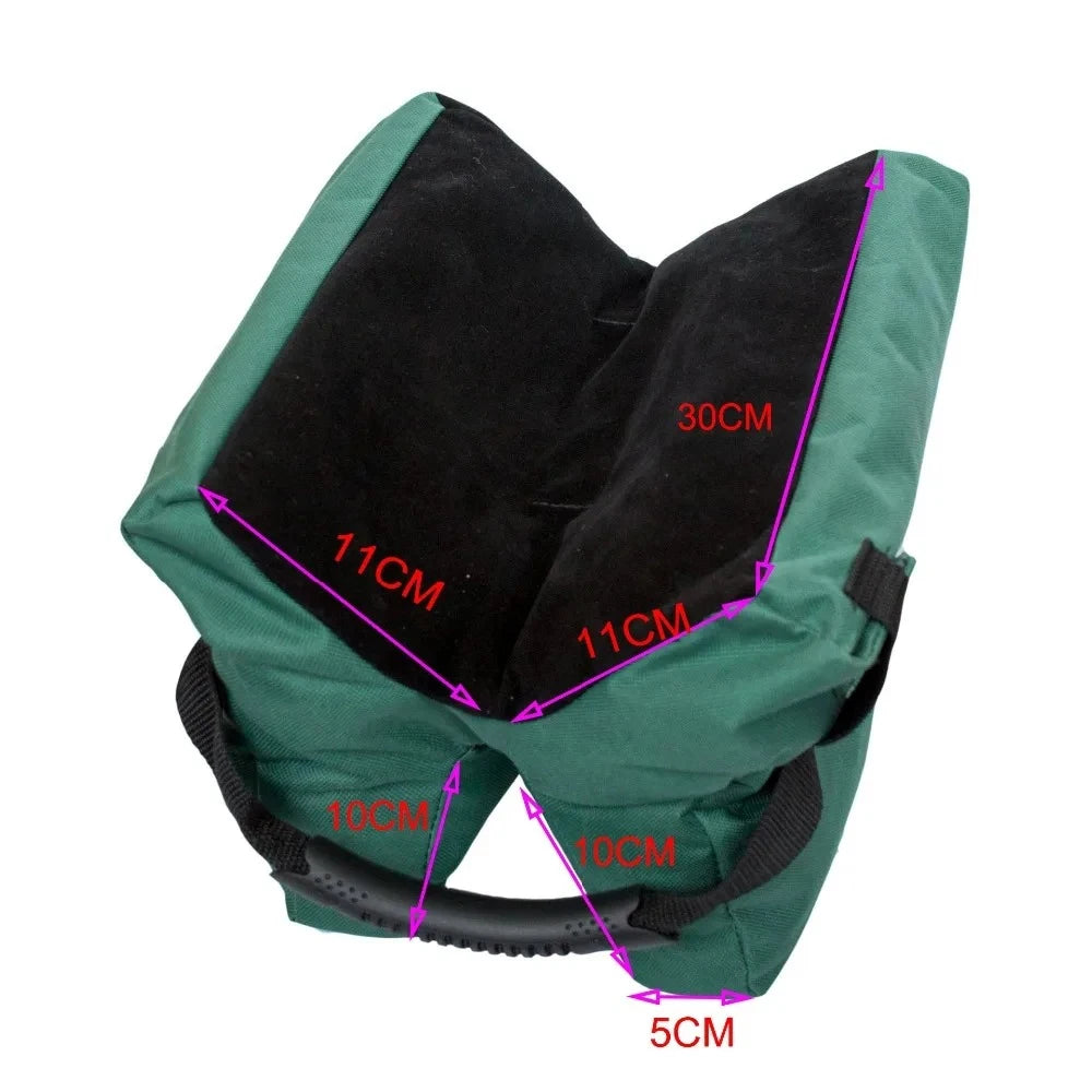 Outdoor Shooting Stand Bag Hunting Rifle Support Sandbag Gun Rest Target Sports Rifle Bench Unfilled Tactical Target Stand Bench