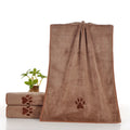 1Pc Pet Towel Soft, Thickened and Quick-drying Small Large Dog Cat Bath Towel Absorbs Water.