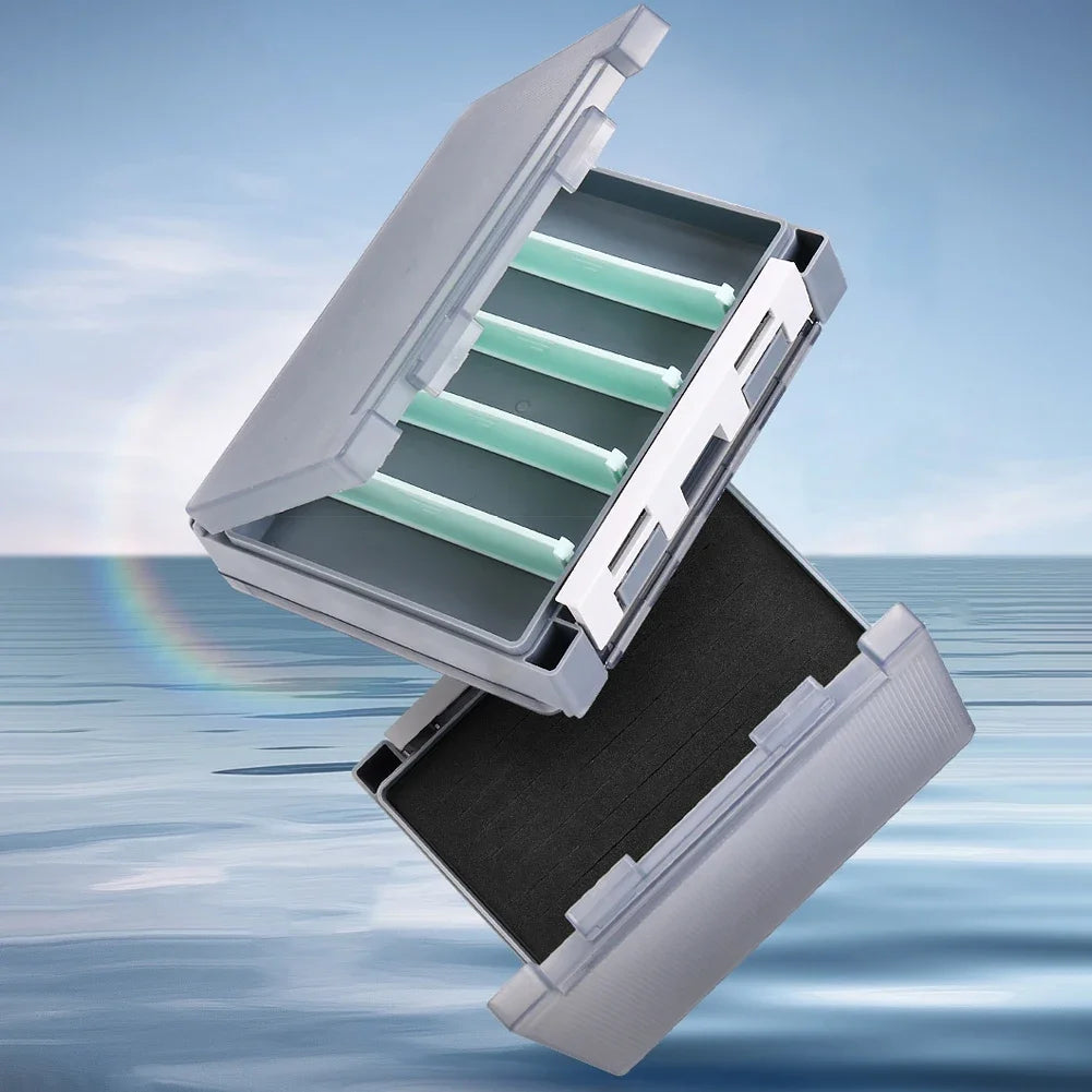 Double Sided Fishing Lure Jig Head Box Organizer with Adjustable Dividers Fishing.