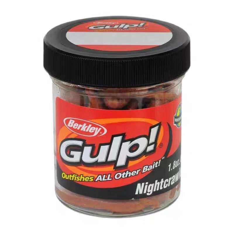 Original Berkley GULP Nightcrawlers Lombric outfishes all other Bait 1.8OZ/53g Trout bait soft Lombric bait Sea bass bait