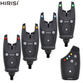 Hirisi Wireless Fishing Bite Alarm Set – 4 Sensors + Receiver | Waterproof Carp & Catfish Alarm