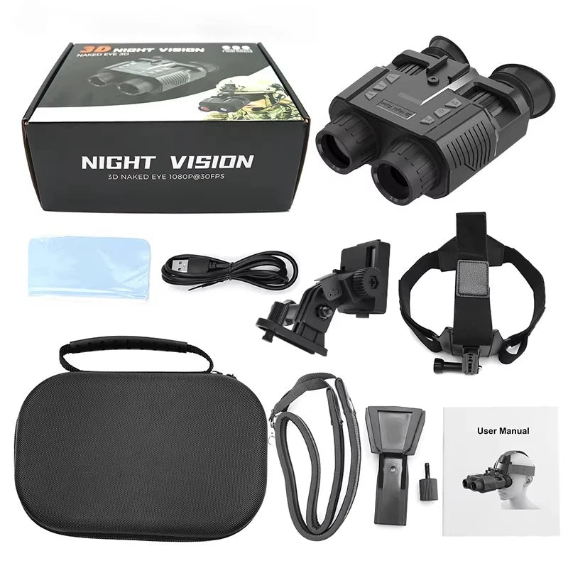 Long Range Helmet Mounted Tactical Digital Infrared Night Vision Binoculars NV8000