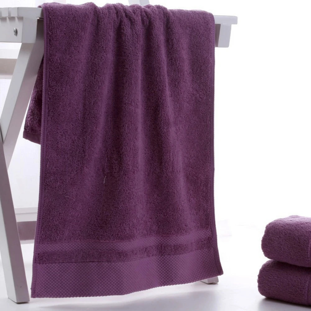 Solid Color Cotton Super Absorbent Hand Towel Face Hand Towel Thicken.