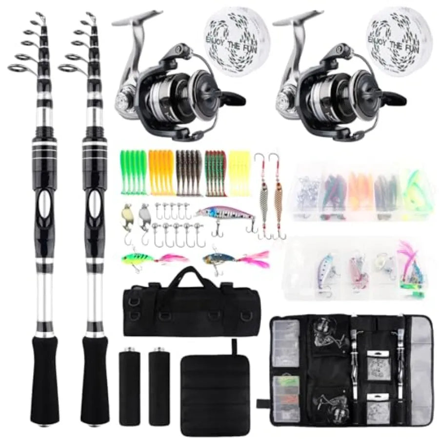Professional Baitcasting Fishing Reel and Rod Combo with Smooth Drag System