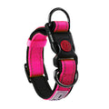 Adjustable Reflective Dog Collar - Soft Foam Padded Nylon with Quick Release