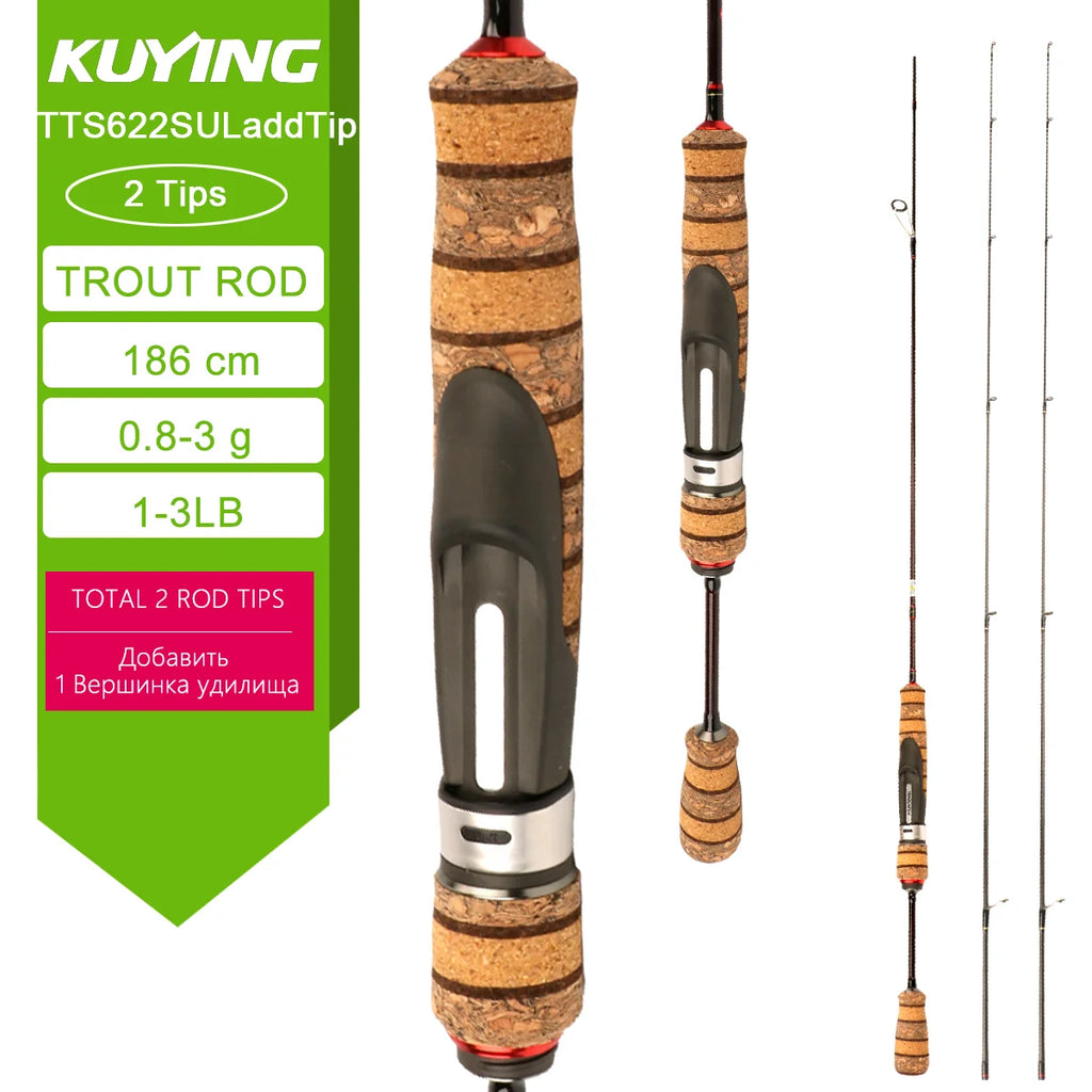 Fishing Rod Lure Cane Spinning Casting FUJI Carbon