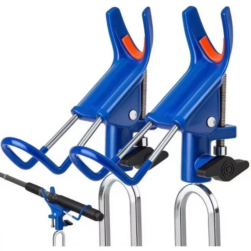 360° Adjustable Bank Fishing Rod Holder – Foldable Ground Spike Stand, Rust-Proof