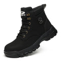 Safety Shoes Steel Toe Boots for Men Adjustable Soft Work Sneakers.