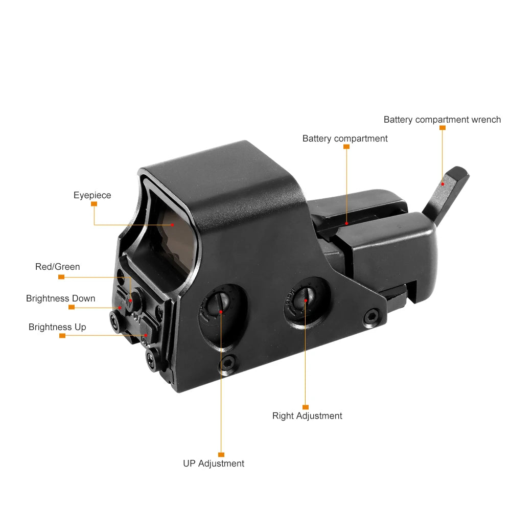 551 552 553 558 Red Green Dot Holographic Sight Scope Hunting.
