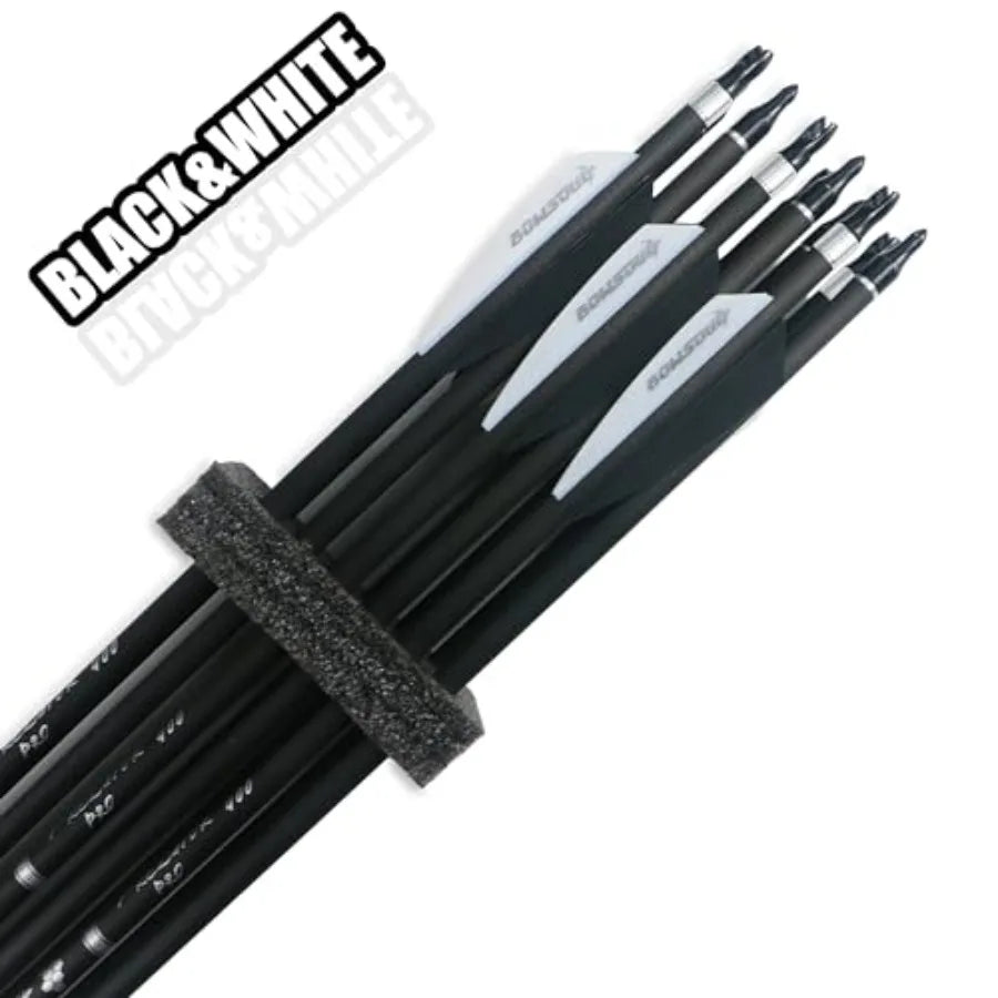 30inch Hunting Carbon Archery Arrows with 2.75 High Hardness Vanes.