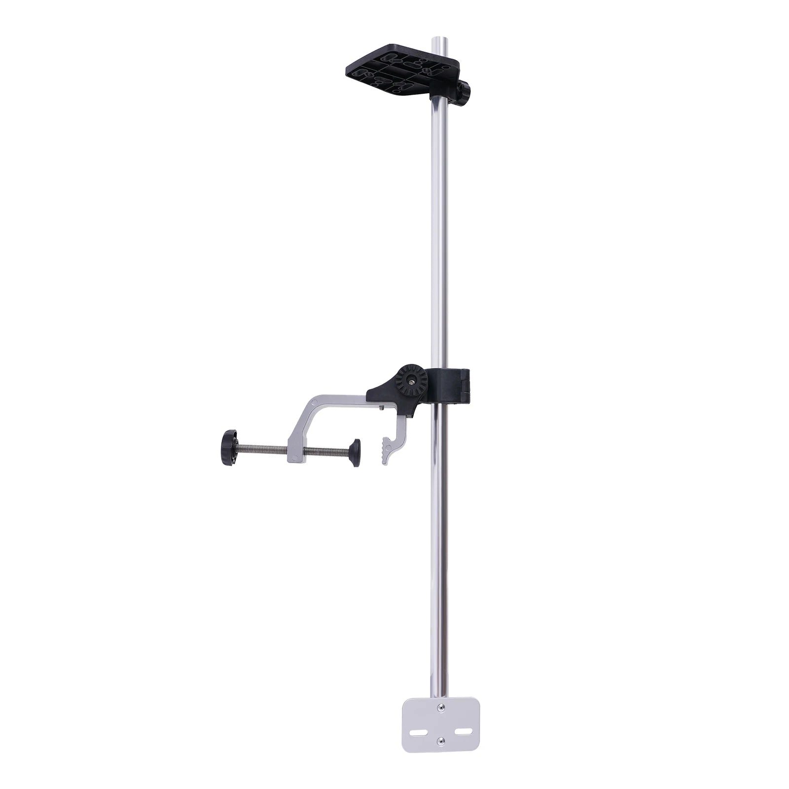 Universal 360° Rotatable Portable Transducer Mount Bracket for Fish Finder, Lightweight & Adjustable for Kayak Boat Fishing