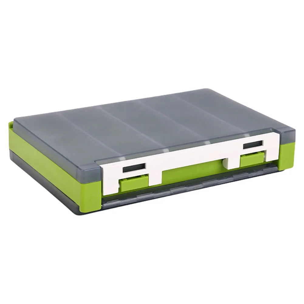 Double Sided Fishing Lure Jig Head Box Organizer with Adjustable Dividers Fishing.
