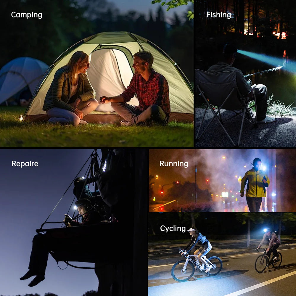 SOFIRN HS42 Headlamp 2100lm 18650 EDC USB C Rechargeable with Power Bank Flashlight Magnetic for Camping