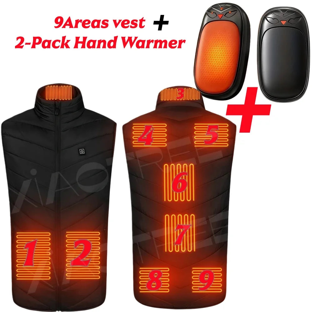 Electric Heated Vest - USB Powered Winter Jacket for Men and Women