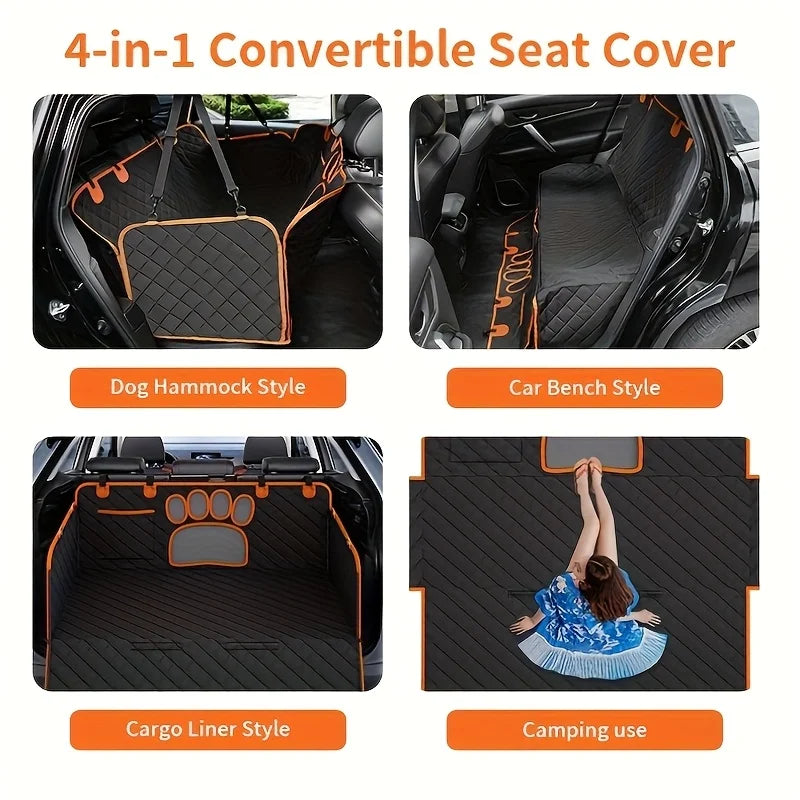 Dog Seat Cover, Pet Dog Seat Cover, Hammock Heavy Duty Scratch Resistant.