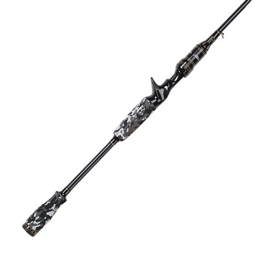Series Camo Legend 2Piece 7Feet Casting Rod 24 Ton Carbon Fiber Baitcasting with 2 Tips Medium and Medium Heavy Portable Bass Fi
