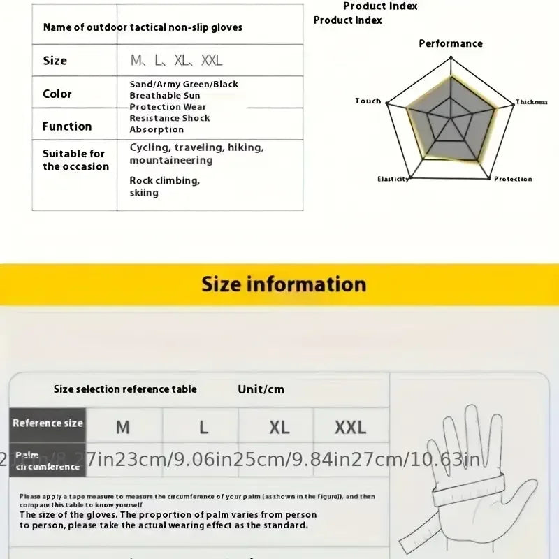 High-performance Full-finger Touchscreen Gloves Breathable