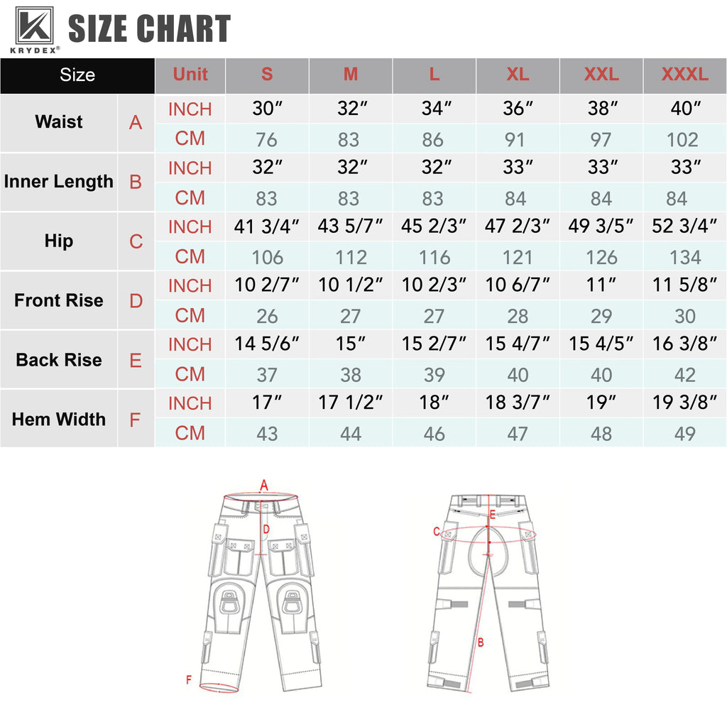 KRYDEX Camouflage Combat Uniform Clothing Hunting Hiking Tactical Shirt & Pants Suit Tiger Stripe Camo