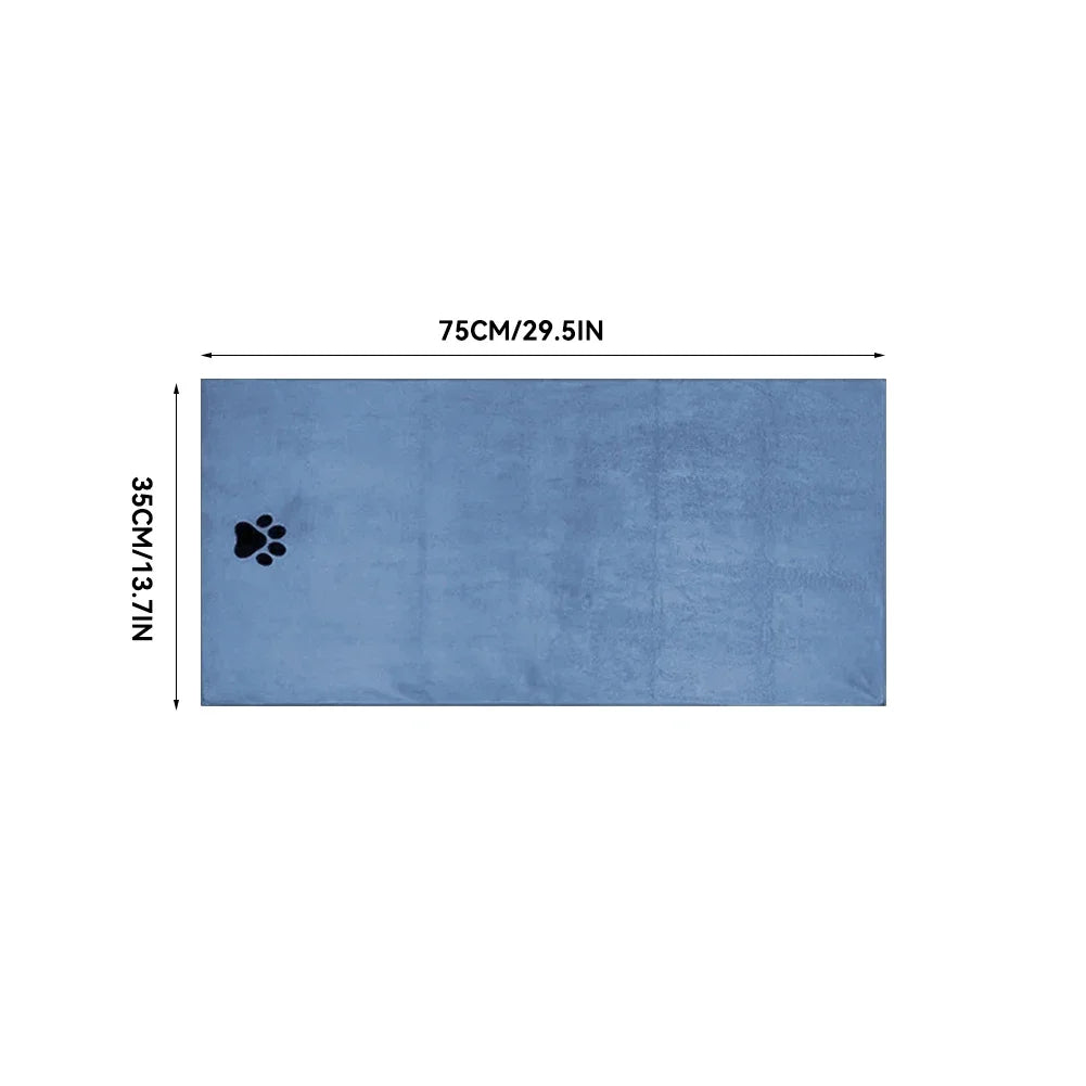 35*75cm/50*100cm Microfiber Pet Bath Towel Embroidered Super.