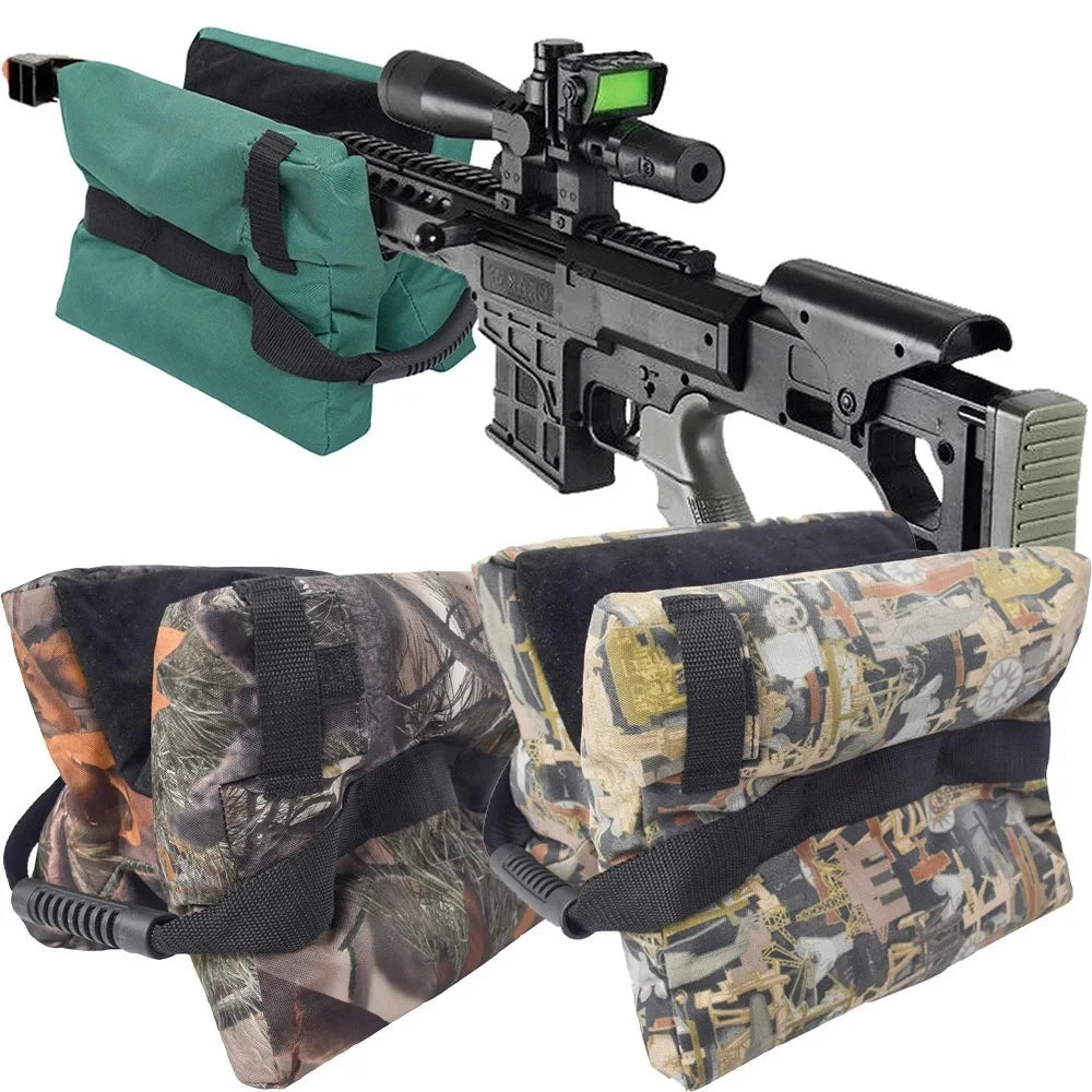 Outdoor Shooting Stand Bag Hunting Rifle Support Sandbag Gun Rest Target Sports Rifle Bench Unfilled Tactical Target Stand Bench