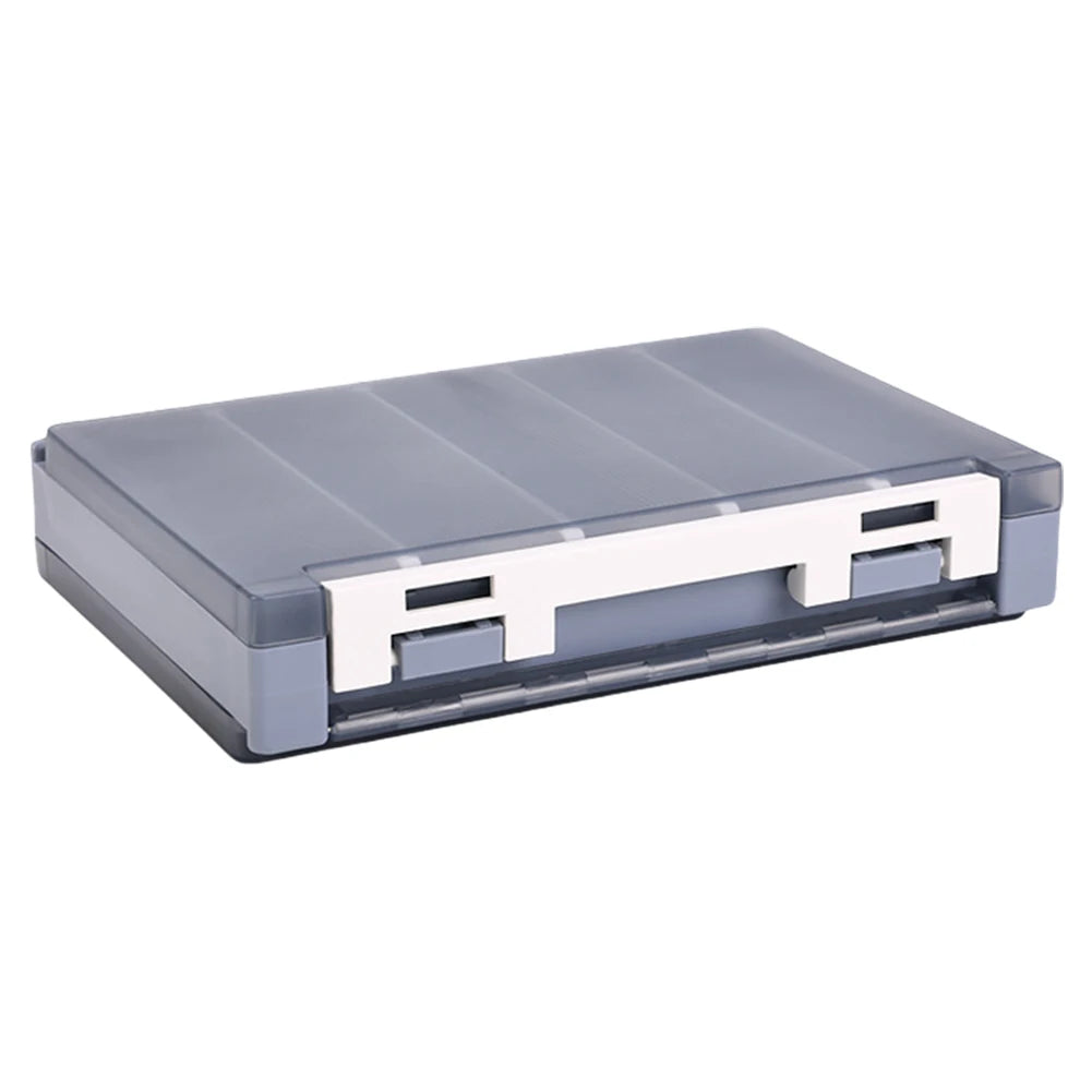 Double Sided Fishing Lure Jig Head Box Organizer with Adjustable Dividers.