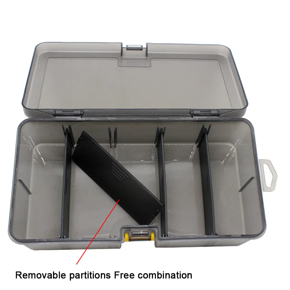 Portable Lure Tackle Box Removable Plastic Fishing Tackle Box.