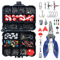 263pc Fishing Accessories Kit – Hooks, Sinkers, Bobbers, Swivels & Pliers | LTW