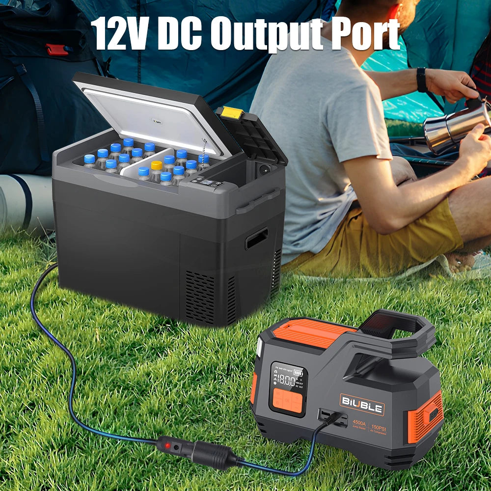 Car Jump Starter Air Pump 150PSI 26800mAh Peak Car Battery Booster Tire Air Compressor