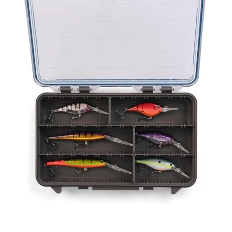 Plano StowAway Tackle Box 3600 Waterproof 4-Pack Stow for Fishing Gear Storage.