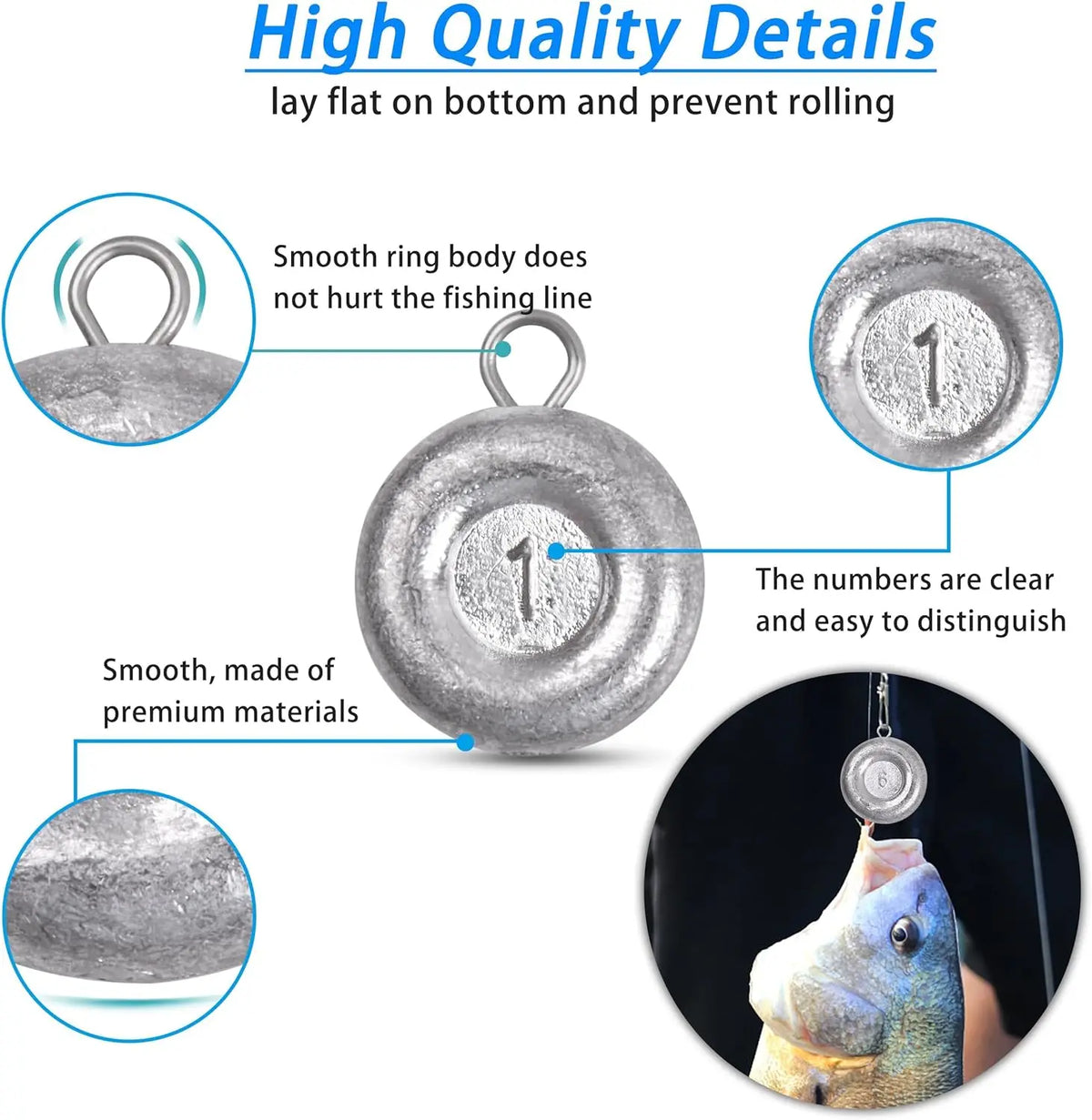 81pcs Fishing Weight Sinkers Kit with Tackle Box, Assorted Drop Bass Split Shot Coin Weights for Saltwater Casting