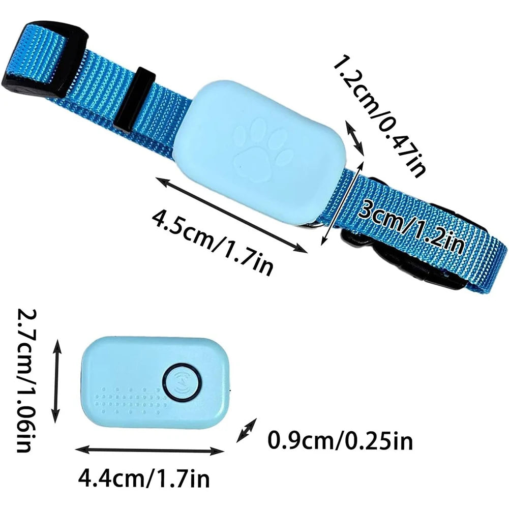 Pet GPS Tracker with Adjustable Collar Cat Locator Smart Pet Locator.