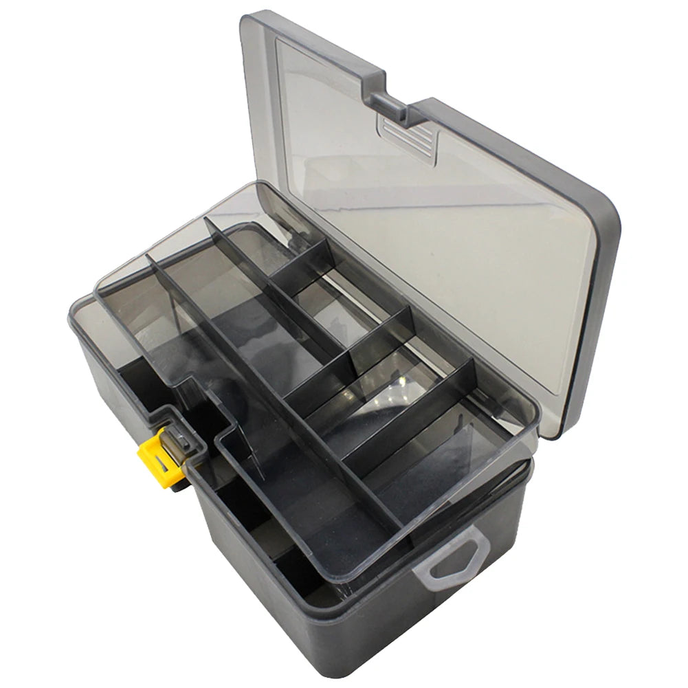 Portable Lure Tackle Box Removable Plastic Fishing Tackle Box.