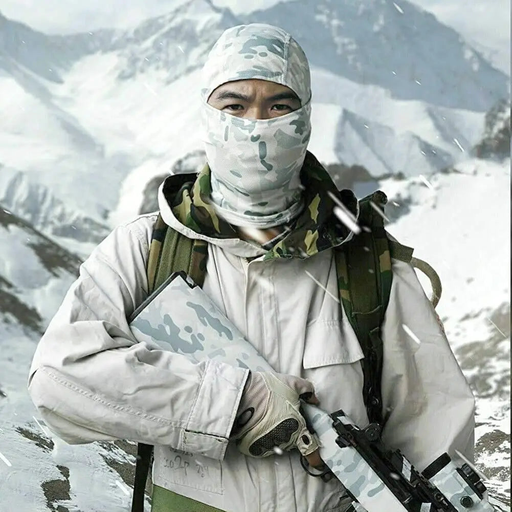 Balaclava Full Face Mask UV Protection Sun Hood Outdoor Hunting Military Tactical Masks for Men Women