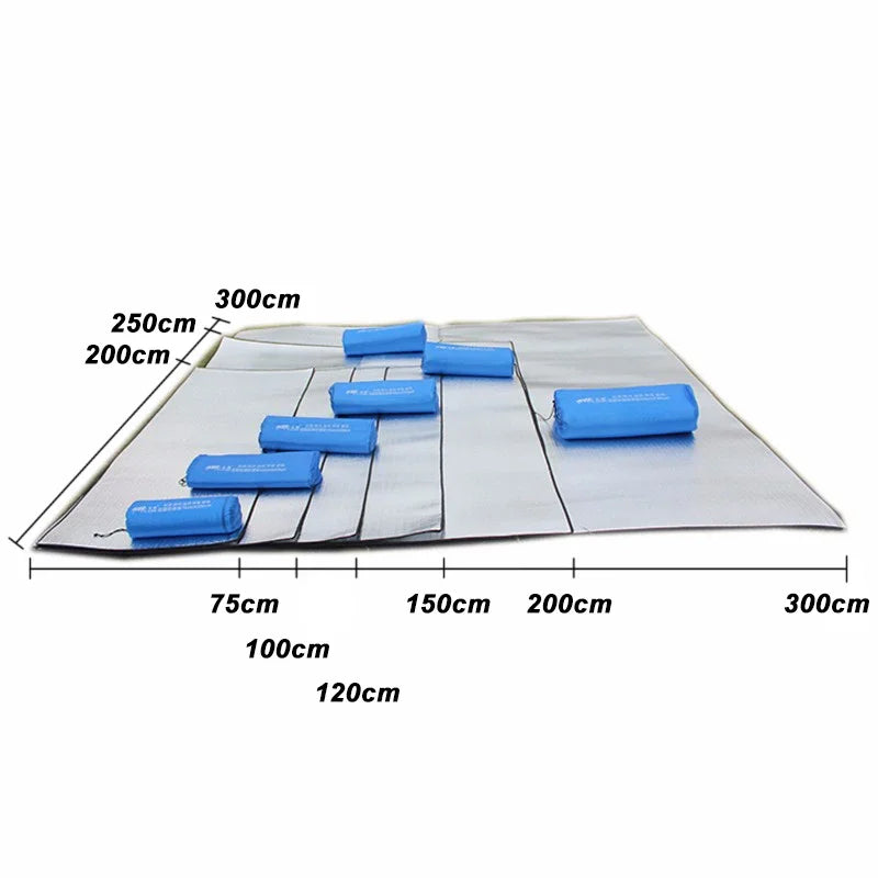 Ultralight Waterproof Camping Mat Picnic Blanket Beach Mattress Sleeping Pad.