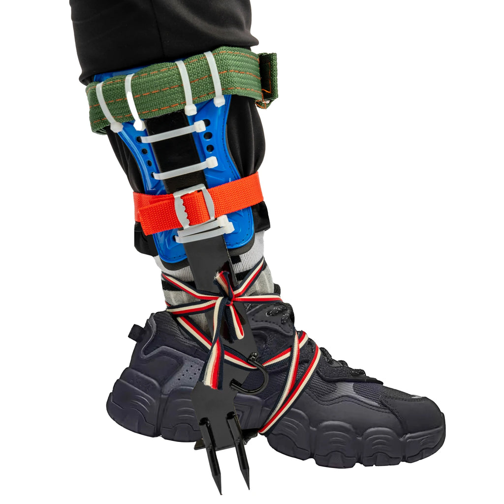 1 Set Portable Tree Climbing Spike Set with Safety Belt Practical Climbing Tree Spikes.