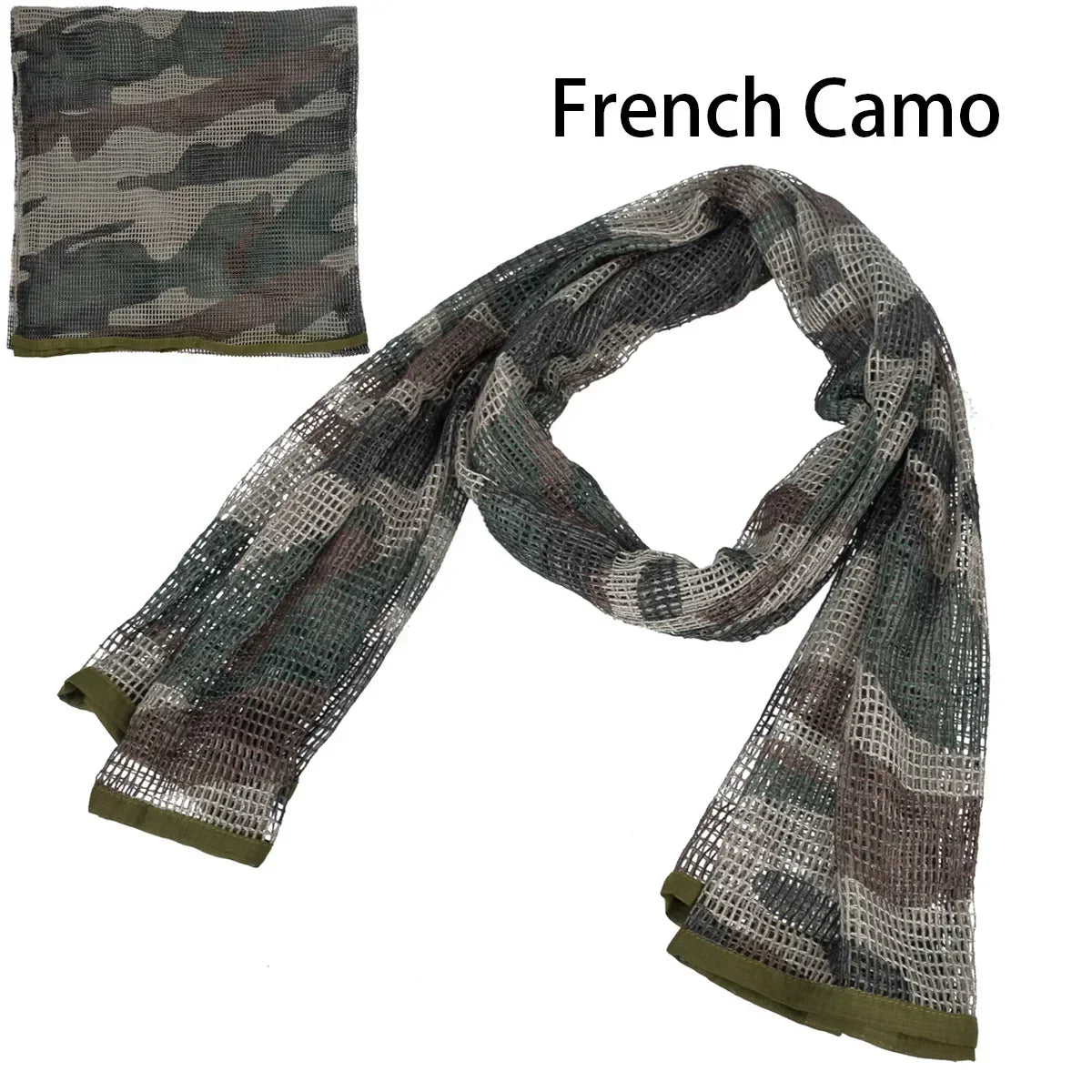 Camouflage Netting Tactical Mesh Net Camo Scarf Sports Hunting Shooting Wild.