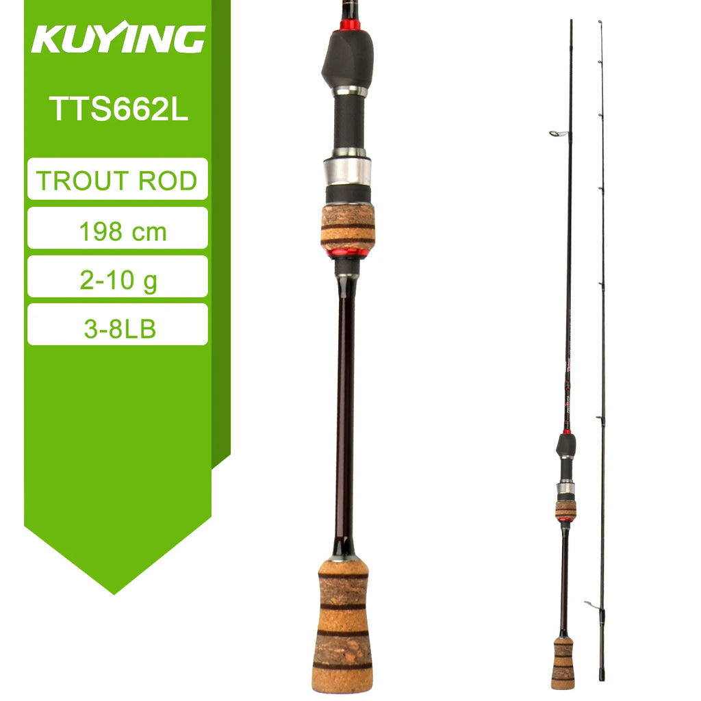 Fishing Rod Lure Cane Spinning Casting FUJI Carbon