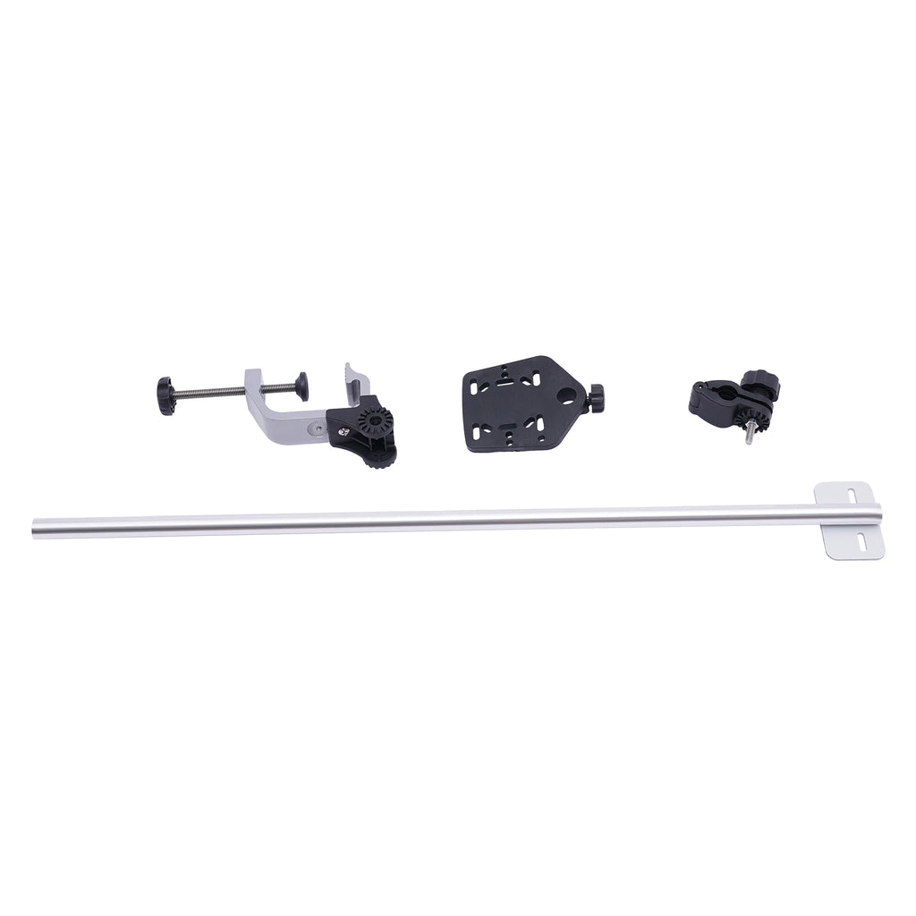 Universal 360° Rotatable Portable Transducer Mount Bracket for Fish Finder, Lightweight & Adjustable for Kayak Boat Fishing