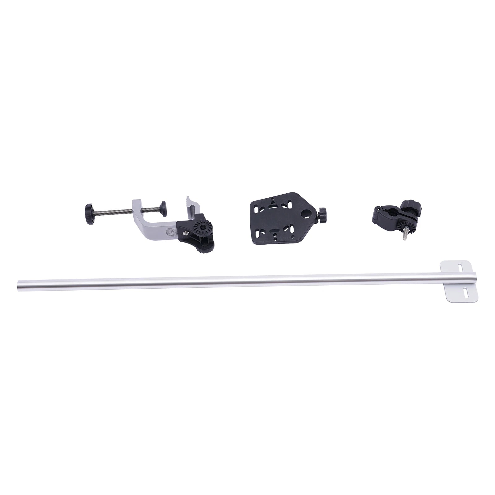 Universal 360° Rotatable Portable Transducer Mount Bracket for Fish Finder, Lightweight & Adjustable for Kayak Boat Fishing