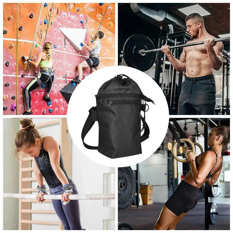 Bouldering Chalk Bag Waterproof Golf Gear Backpack Multifunctional Chalk Bag With Adjustable Belt For Rock Climbing
