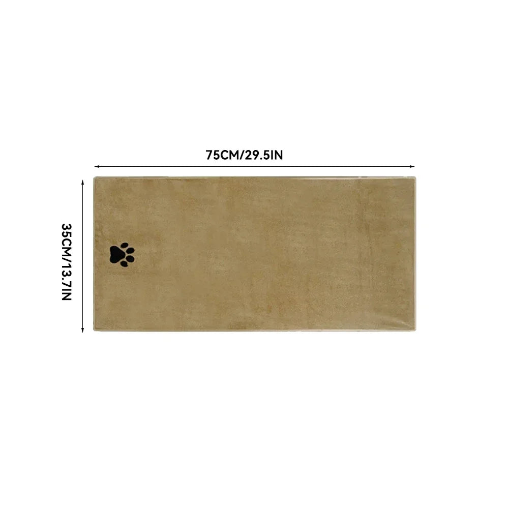 35*75cm/50*100cm Microfiber Pet Bath Towel Embroidered Super.