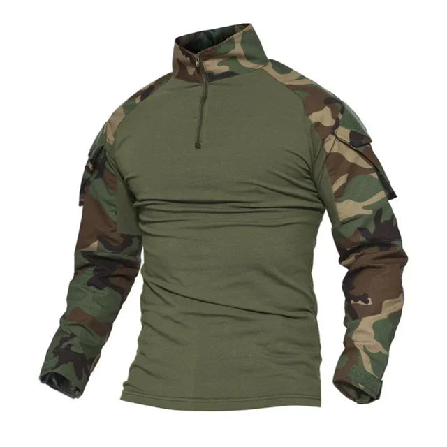 Outdoor Hiking T-Shirts Men CP Camouflage