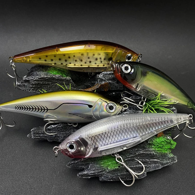 130mm 48g Pencil Fishing Lures Saltwater Trout Pesca Artificial Hard Twitchbait 3D Floating Wobblers for Twitch Fishing Supplies