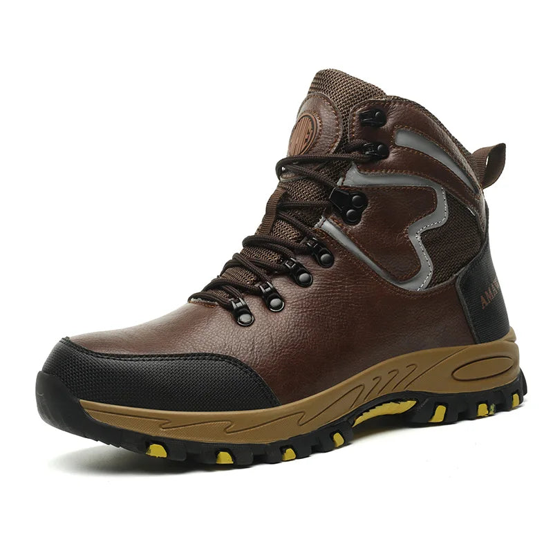 Widen Safety Boots Men Work Indestructible Shoes Climbing.