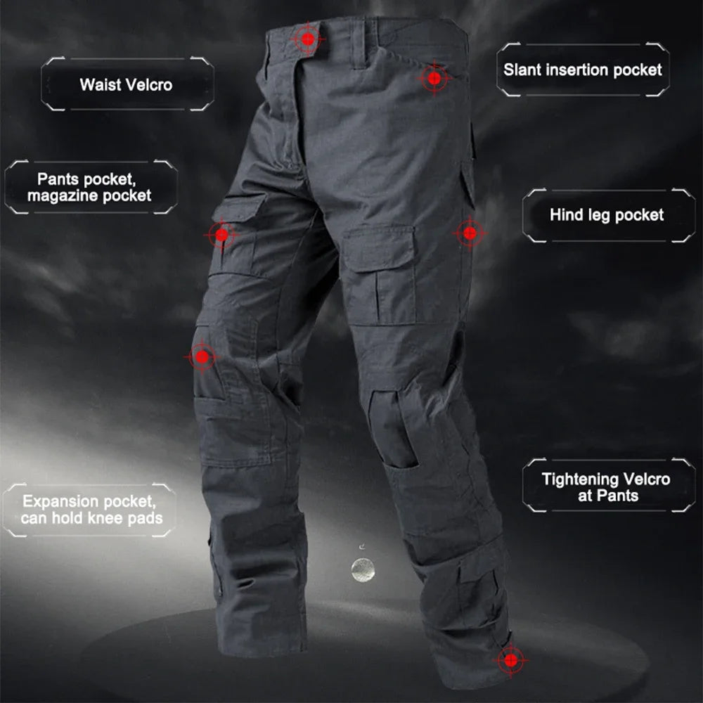Men Sport Trousers Camouflage Multicam Trekking Hunting Clothes Outdoor