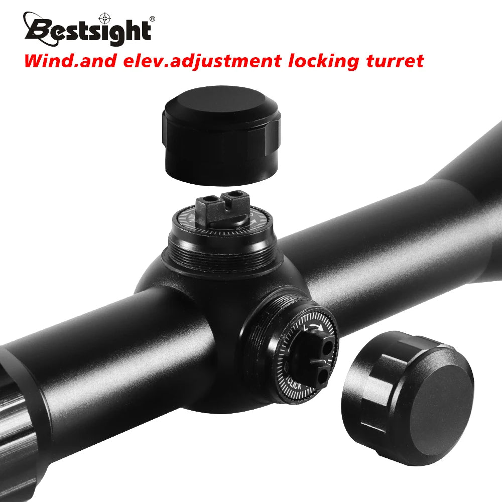 Riflescope 3-9x40 Rifle Sniper Scope Red or Green Illuminated Optical with Mounts.