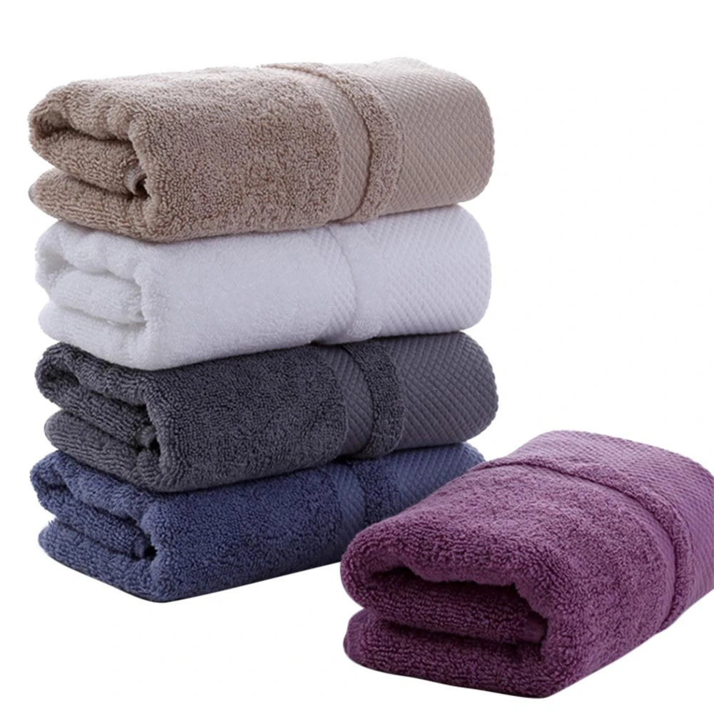 Solid Color Cotton Super Absorbent Hand Towel Face Hand Towel Thicken.